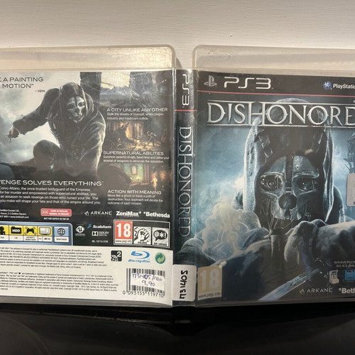 Dishonored PlayStation 3 game used