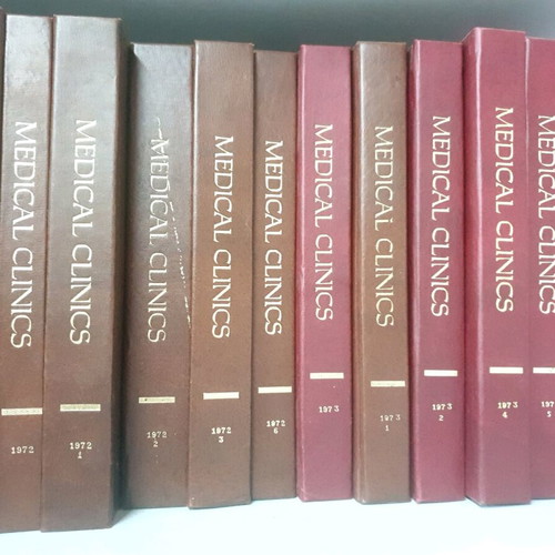 Medical Clinics medical books new, 16 volumes