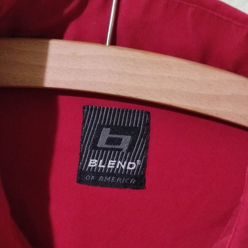 Blend men's shirt red like new, sizes M L