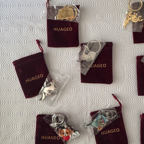 Huageo keychains new, pack of 19, ideal for gifts or christening favors