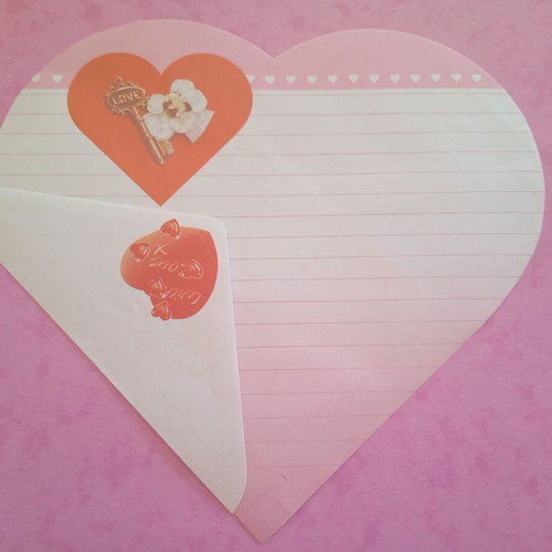 Love vintage envelope and letter sheet like new