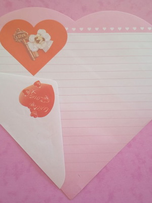Love vintage envelope and letter sheet like new