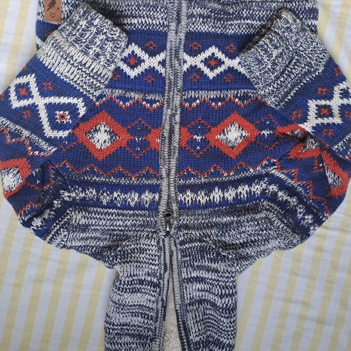 Mother Care knitted jacket 18-24 months used with fur lining