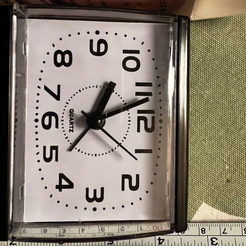 Table alarm clock new with free battery