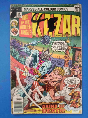 Κόμικ Kazar Ka-Zar Τόμος 2 1976 μεταχειρισμένο, μέτρια κατάσταση