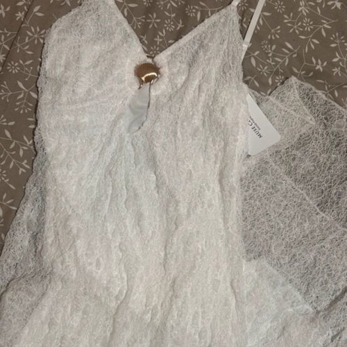 Muse Clothing Dress new, white, one size