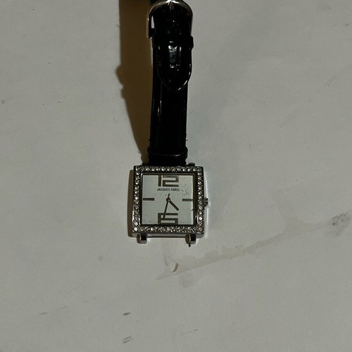 Jacques Farel women's 33mm watch used, white