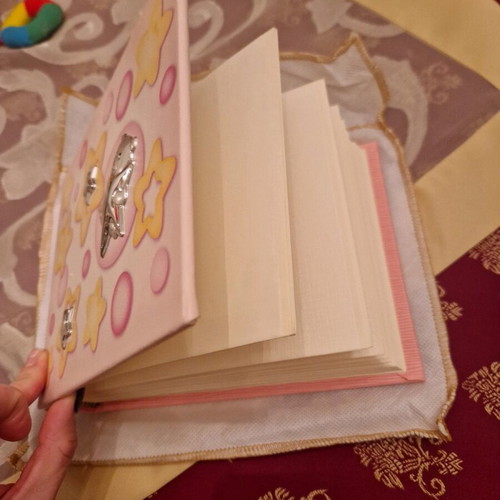 Princelino photo album for girl new with silver details