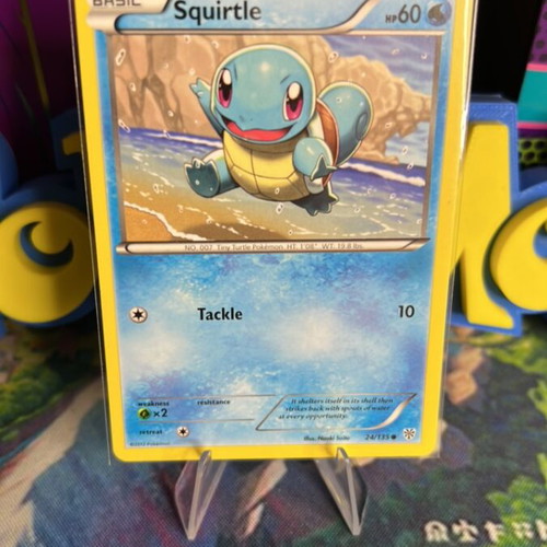 Squirtle Plasma Blast Pokemon card