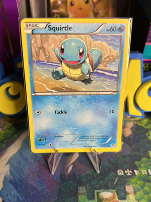 Squirtle Plasma Blast Pokemon card