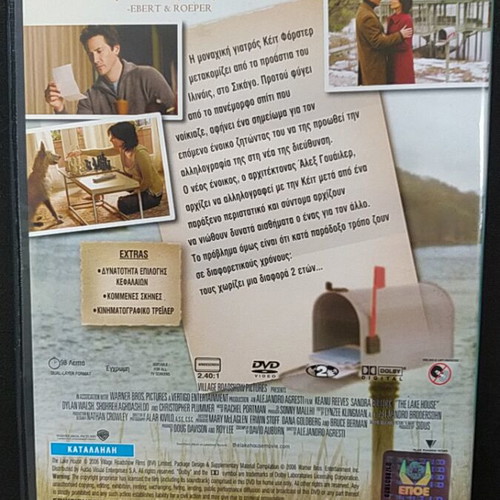 The Lake House DVD, Keanu Reeves and Sandra Bullock