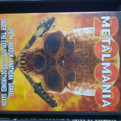 Hard rock and heavy metal DVD collections like new, pack of 4