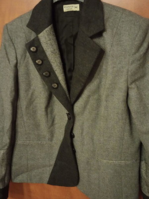 Women's jacket used, black and gray