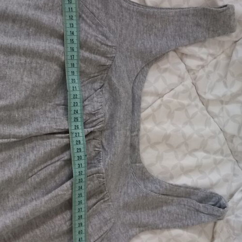 La Redoute Collections Sleeveless Gray Top New Size L