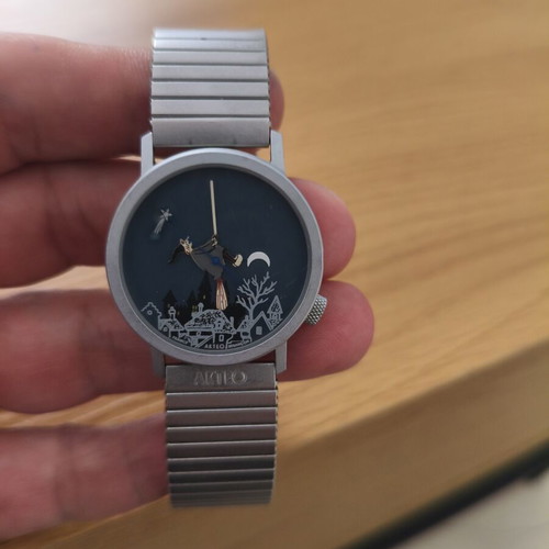 Akteo Midnight Witch watch like new, unisex, designed by J.C. Mareschal
