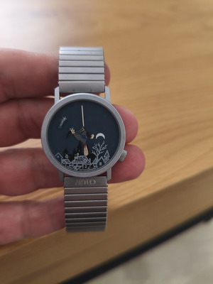 Akteo Midnight Witch watch like new, unisex, designed by J.C. Mareschal