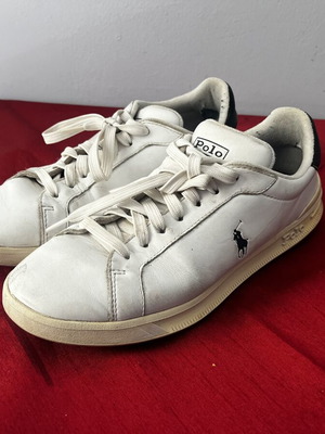 Ralph Lauren men casual shoes size 41 used, white