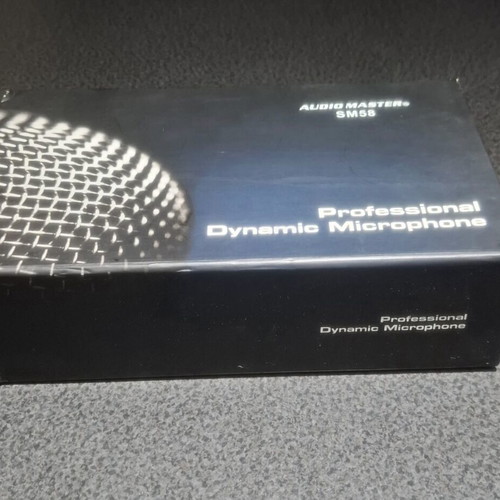 Audio Master SM58 dynamic microphone with cable and box like new