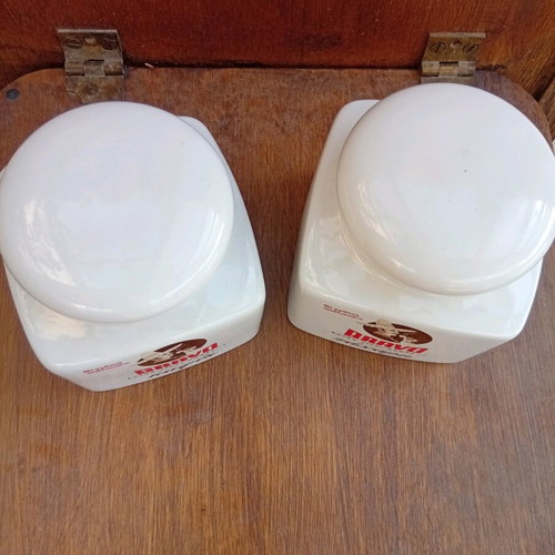 Bravo collectible ceramic jars like new