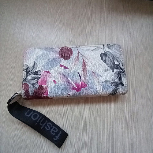 Women's wallet used with floral design