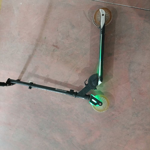 YVolution Neon Spectre kids scooter used with LED lights