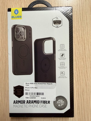 Armor Aramid Fiber MagSafe case for iPhone 14 Pro Max like new