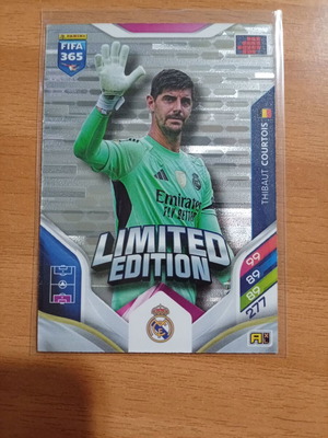 Panini FIFA 365 Adrenalyn XL 2026 Limited Edition Courtois Real Madrid μικρό μέγεθος