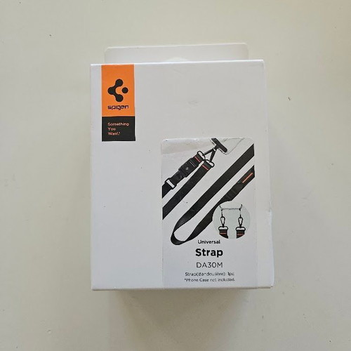 Spigen DA30M Universal Phone Strap 2 in 1, Black, New