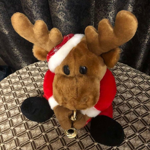 Musical toy Christmas reindeer like new