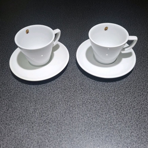 Nescafé Gold porcelain cup and saucer set new