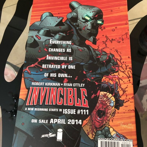 Invincible 109 new comic from Image Comics