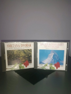 Smetana/Dvořák and Rimsky Korssakoff collectible CDs like new, set
