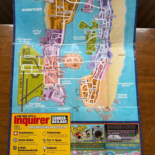 Poster Grand Theft Auto Vice City Stories PlayStation 2 μεταχειρισμένο