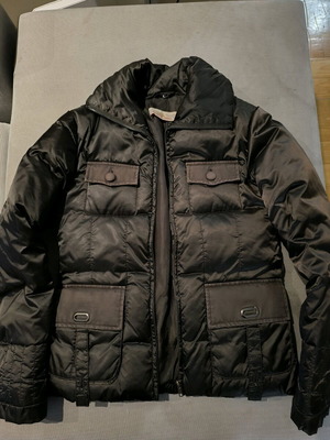Liza lii women's jacket like new, brown metallic, with down
