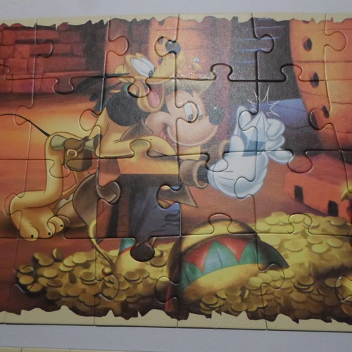 Disney children's puzzles used, pack of 12