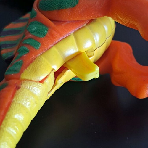 Parasaurolophus dinosaur collectible used, Kenner 1997