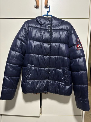 Superdry jacket dark blue shiny like new, size S/M