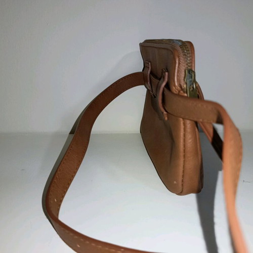 Roxy waist bag used, brown faux leather, adjustable strap