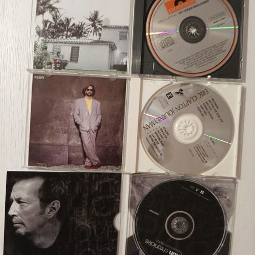 Eric Clapton 3 CD albums like new, 461 Ocean Boulevard, Journeyman, Best of