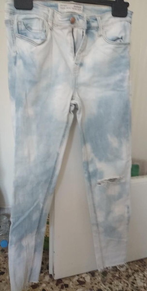 Stradivarius Γυναικείο Τζιν με Ξεβαμμένο Εφέ (low waist)