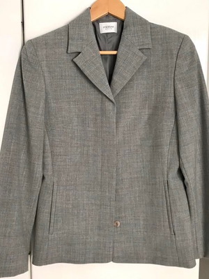 Motivi Italy Grey Iconic Blazer Size 42 M Like New