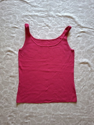 Hot Pink Modern Women's Tank Top like new, size M-L