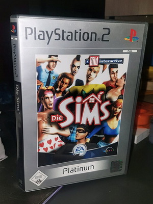 The Sims PS2 PAL DE used with English