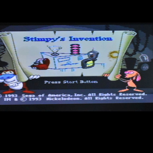 The Ren & Stimpy Show Presents: Stimpy's Invention Sega Mega Drive game like new