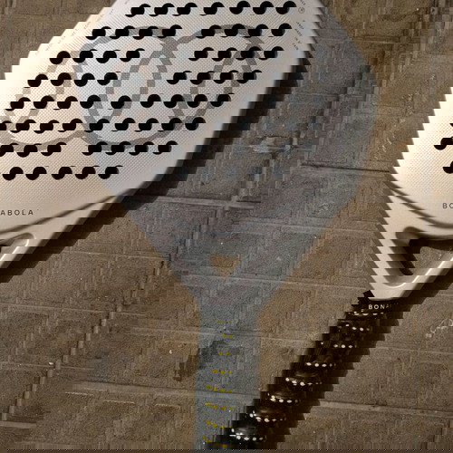 Падел ракета Bonabola нова, сребриста, 313гр, нисък баланс