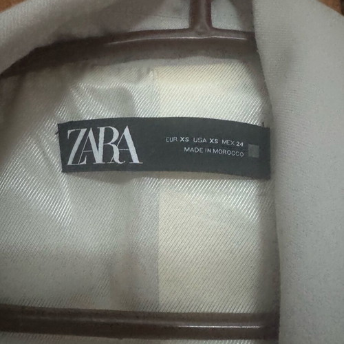 Zara jacket like new, size XS, ice gray