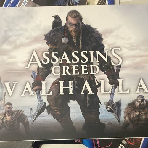 Ubisoft Assassins Creed Valhalla Store Promo Display Plastic new