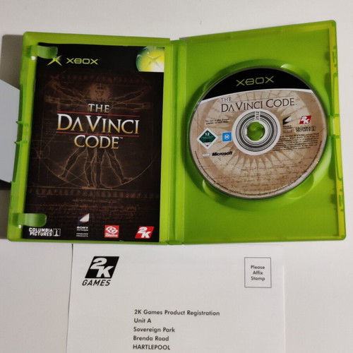 The DaVinci Code Xbox Original like new