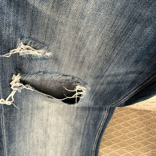 Zara jeans used with rips, comfortable fit, set of 2