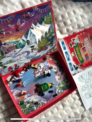 Lego Christmas book-game new with over 60 pieces